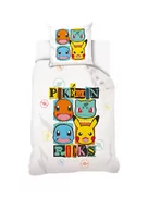 Pościel dla dzieci - PIKACHU POKEMON KOMPLET POŚCIELI DZIECIĘCEJ 160 x 200 100% BAWEŁNA - miniaturka - grafika 1