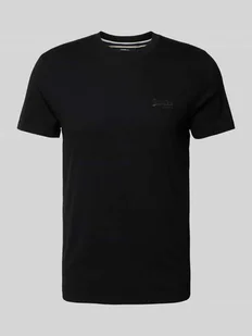 T-shirt z wyhaftowanym logo - Koszulki męskie - miniaturka - grafika 1