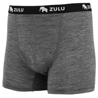 Majtki męskie - Męskie bokserki Zulu Merino 160 Rozmiar: M / Kolor: szary - miniaturka - grafika 1