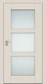 Drzwi wewnętrzne - Dre Drzwi Wewnętrzne Pełne Berge 4 Lakier Latte - miniaturka - grafika 1