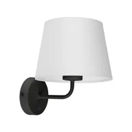Lampy ścienne - Maja kinkiet 1-punktowy czarny/biały 6448 - miniaturka - grafika 1