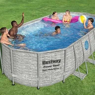 Baseny ogrodowe - Lumarko Basen Power Steel Swim Vista Series, 549x274x122 cm - miniaturka - grafika 1