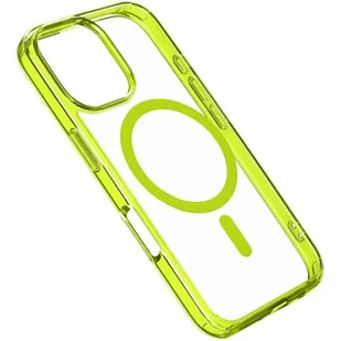 Etui CELLULARLINE Iconic Magsafe do Apple iPhone 16 Pro Max Przezroczysto-zielony - Etui i futerały do telefonów - miniaturka - grafika 1