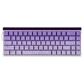 Klawiatury - Klawiatura mechaniczna AULA HERO 68 HE fioletowo-biała AUH68-WP-ME - miniaturka - grafika 1