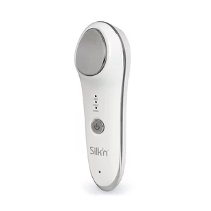 Silk'n Urządzenie  twarzy do masażu z funkcji wibracji, na gorąco i na zimno, chrom/biel, Skin Vivid, sv1p eu001 SV1PEU001 - Olejki i świece do masażu - miniaturka - grafika 1