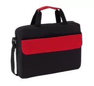 Teczki i aktówki - Teczka na dokumenty, BRISTOL, czarny/czerwony - miniaturka - grafika 1