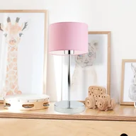 Lampy stojące - Różowa lampka nocna na stolik dla dziecka NICEA - miniaturka - grafika 1
