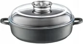 Patelnie - Brytfanna / patelnia głęboka Magnat z pokrywą z Aroma Knob System 28 cm AMBITION - miniaturka - grafika 1
