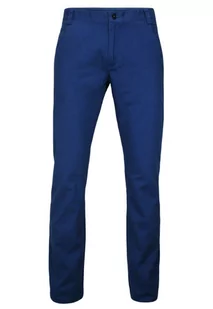 Niebieskie Eleganckie, Męskie Spodnie, 100% BAWEŁNA -CHIAO- Chinosy - Chiao - Spodnie męskie - miniaturka - grafika 1