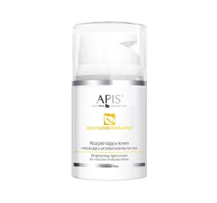 Apis Professional Discolouration-Stop Home terApis Rozjaśniający krem redukujący przebarwienia na noc 50 ml - Kremy do twarzy - miniaturka - grafika 1