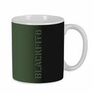 Kubki - BlackFit8 Gradientowy kubek ceramiczny czarny wojskowy zielony (350 ml) - miniaturka - grafika 1