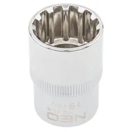 Pozostałe narzędzia ogrodowe - NEO TOOLS NASADKA SPLINE 1/2" 19 MM zakupy dla domu i biura 08-591 - miniaturka - grafika 1