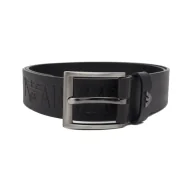 Paski - Emporio Armani Skórzany pasek TOUNGUE BELT - miniaturka - grafika 1