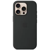 Etui i futerały do telefonów - Silikonowe etui z MagSafe APPLE do iPhone 16 Pro Czarny MYYJ3ZM/A - miniaturka - grafika 1
