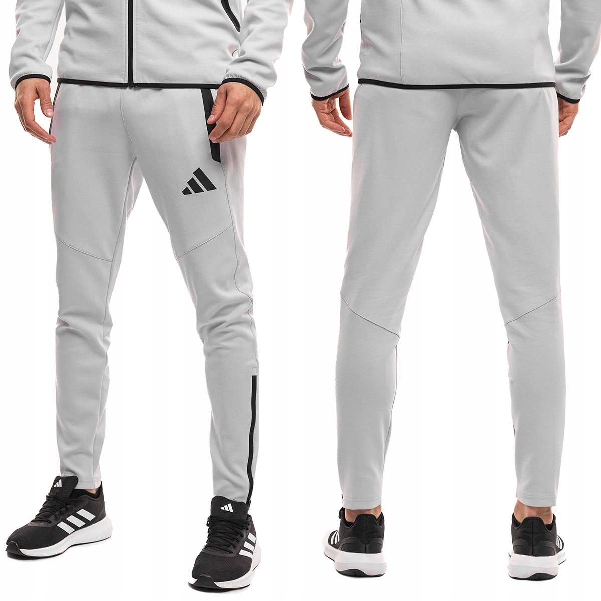 Adidas Spodnie męskie adidas Tiro 26 Travel Sweat jasnoszare KF6071 S