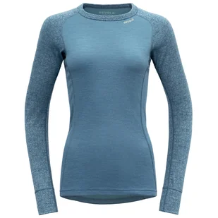 Damska koszulka Devold Duo Active Merino 205 Shirt Rozmiar: XS / Kolor: jasnoniebieski - Koszulki sportowe damskie - miniaturka - grafika 1