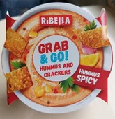 Paluszki - Hummus pikantny z krakersami 130 g - miniaturka - grafika 1