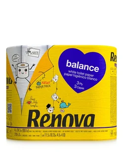 Papier Toaletowy Renova Balance 4R - Papier toaletowy - miniaturka - grafika 1
