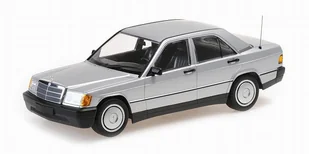 Minichamps Mercedes Benz 190E (201) 1982 Silve 1:18 155037004 - Samochody i pojazdy dla dzieci - miniaturka - grafika 1