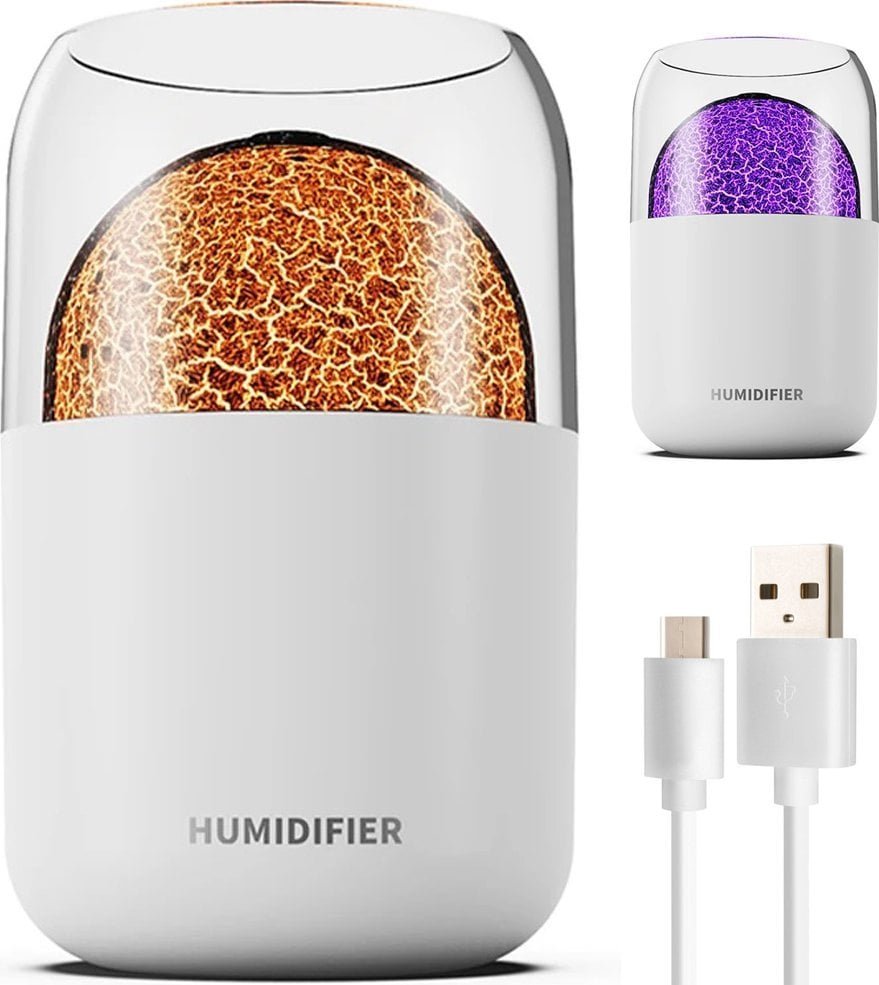 Nawilżacz powietrza Verk Nawilżacz powietrza dyfuzor aromaterapia podświetlenie led ultradźwiękowy Nawilżacz powietrza dyfuzor aromaterapia podświetlenie led ultradźwiękowy