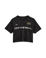 Koszulki i topy damskie - T-shirt Damski VANS Stevies Sports Jersey Black VN000M9DBLK1 M - miniaturka - grafika 1