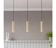 Lampy sufitowe - Eglo 901152 - LED Żyrandol na lince CAMINIA 3xGU10/5W/230V 3000K beżowe - miniaturka - grafika 1