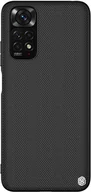 Etui i futerały do telefonów - Nillkin Textured Case wytrzymałe wzmocnione etui z żelową ramką i nylonem na tyle Xiaomi Redmi Note 11S / Note 11 czarny - miniaturka - grafika 1