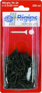 Blachowkręty samowiercące 3.5x25 mm 200 sztuk - Wkręty - miniaturka - grafika 1