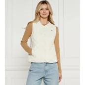Kamizelki damskie - Tommy Hilfiger Puchowy bezrękawnik + saszetka | Regular Fit - miniaturka - grafika 1