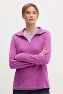 Bluzy damskie - Columbia bluza sportowa Glacial kolor fioletowy gładka 1802201 - miniaturka - grafika 1