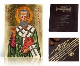 Ikona religijna Święty Patryk - Ikony i obrazy sakralne - miniaturka - grafika 1