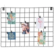 Pudła i pojemniki do przechowywania - H&S Decoration Organizer ścienny z oświetleniem LED 60x45 cm - miniaturka - grafika 1