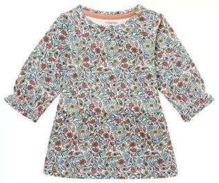 Sukienki - Noppies Baby Girls Dress Newport Long Sleeve all Over sukienka do gry dla dzieci, Niebieskie surfowanie - P425, 62 - grafika 1