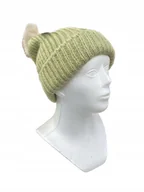 Czapki damskie - Czapka zimowa Topshop zielona r. uniwersalny - miniaturka - grafika 1