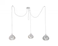 Lampy sufitowe - Keter Lighting Nicoleta WH lampa wisząca 3-punktowa 808 - miniaturka - grafika 1