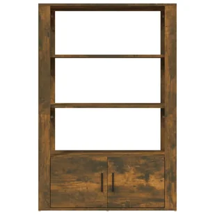 Szafka, przydymiony dąb, 80x30x119,5cm, materiał drewnopochodny - Szafki do salonu - miniaturka - grafika 7