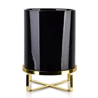 Donice - Blumfeldt doniczka na stojaku Neva Lao Black 33 cm - miniaturka - grafika 1