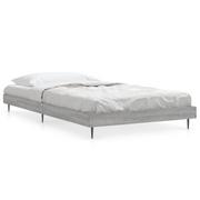 Łóżka - Rama łóżka, szary dąb sonoma, 100x200cm materiał d - miniaturka - grafika 1