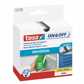 Taśmy klejące - tesa On & Off taśma z rzepem, wymiary 2,5 m x 20 mm, biała 55225-00002-01 - miniaturka - grafika 1