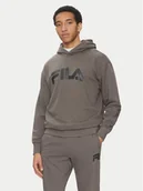 Bluzy męskie - Fila Bluza Landogne FAM0872 Szary Regular Fit - miniaturka - grafika 1