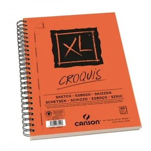 Canson Szkicownik XL Croquis na spirali A5 200787221 - Podobrazia, bloki, papiery - miniaturka - grafika 1