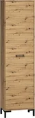 Szafy - ML Meble Szafa 55 x 200 x 34 cm dąb artisan - miniaturka - grafika 1