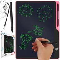 Tablice dla dzieci - TABLET GRAFICZNY DO RYSOWANIA DLA DZIECI 16" XXXXL RÓŻOWY RYMT-1201 BK PINK - miniaturka - grafika 1