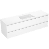 Szafki łazienkowe - Mexen Orio szafka łazienkowa 160 cm z umywalką Otis, 2 szuflady, biała mat - 91A10-16047-2-BFF01-W18M01 - miniaturka - grafika 1