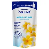 Mydła - Forte Sweeden, On Line, Mydło kremowe w płynie Monoi i Jojoba, 500 ml - miniaturka - grafika 1