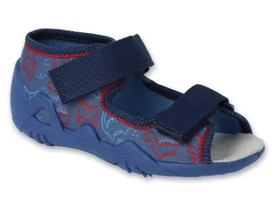 Sandały dziecięce chłopięce skórzana wkładka Befado 350P049 na rzepy-21 - Buty dla chłopców Sandały dziecięce chłopięce skórzana wkładka Befado 350P049 na rzepy-21 - Buty dla chłopców - miniaturka - grafika 1