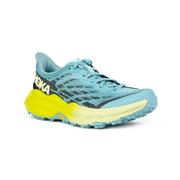 Buty sportowe damskie - Damskie buty do biegania Hoka Speedgoat 5 coastal shade/green glow - 4,5 - miniaturka - grafika 1