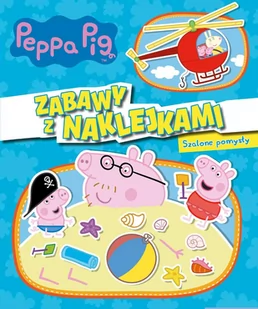 Media Service Zawada Peppa Pig. Zabawy z naklejkami. Szalone pomysły praca zbiorowa - Książki edukacyjne - miniaturka - grafika 2