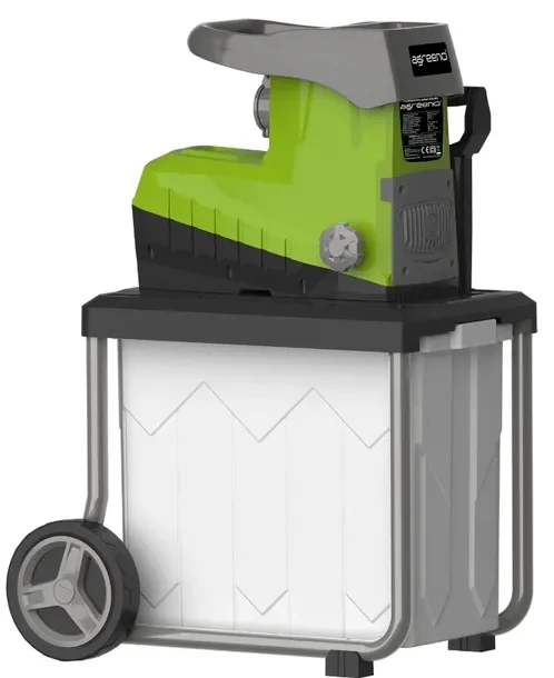 Rozdrabniacz Frezowy Gałęzi Rębak Ogrodowy Elektryczny 3600w 45mm 60l Box