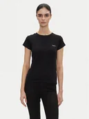Koszulki i topy damskie - Pepe Jeans T-Shirt PL506037 Czarny Regular Fit - miniaturka - grafika 1